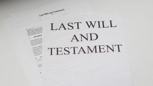 Last will and testament white printer paper; image by Melinda Gimpel, via Unsplash.com.