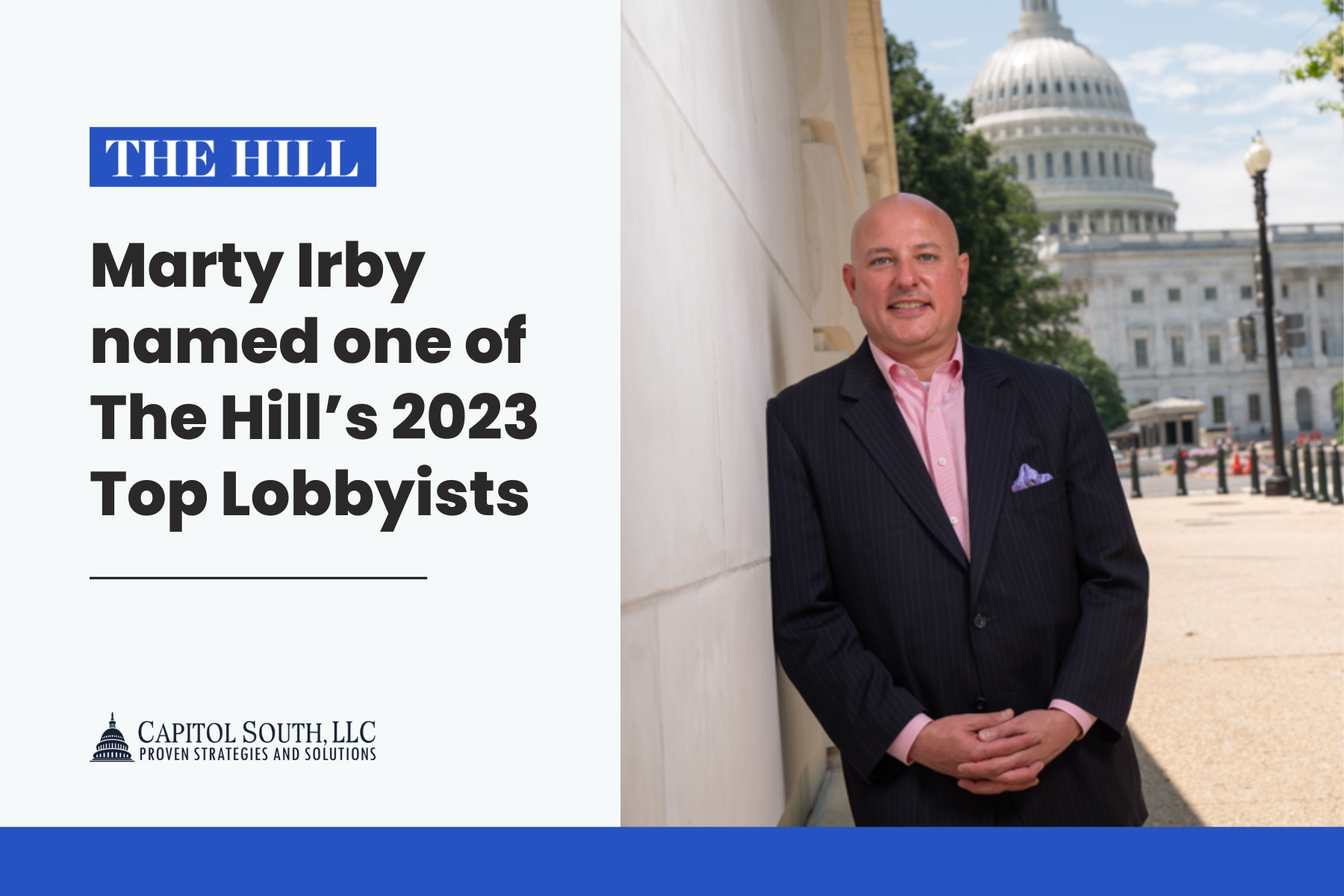 Capitol South Founder Marty Irby Named One of The Hill’s Top Lobbyists